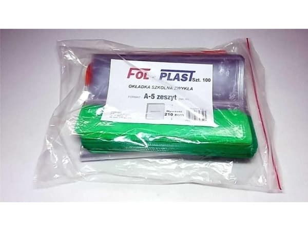 Fol-Plast Cover for A5 vanlig notisbok nr. 40 (100 stk)