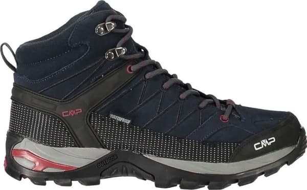 Miesten CMP Rigel Mid Trekking Shoe Wp Asphalt/Syrah trekkingkenkä r. 46 (3Q12947-62BN)