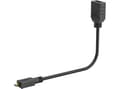 Miniatyrbilde 5 av 5: Goobay 58683, micro-HDMI, HDMI, Hankjønn, Sort, Hankjønn, Hankjønn