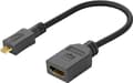 Miniatyrbilde 1 av 5: Goobay 58683, micro-HDMI, HDMI, Hankjønn, Sort, Hankjønn, Hankjønn