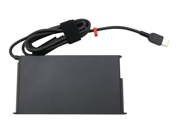Lenovo - Strömadapter - AC 100-240 V - 230 Watt - svart - FRU - för Legion 5 15; S7 16; ThinkBook 16p G3 ARH; ThinkPad P1 Gen 5; P16 Gen 1; X1 Extrem