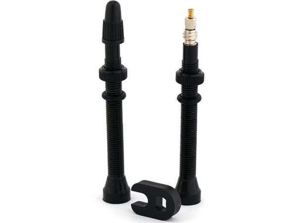 Trezado Trezado valves for tubeless systems - 2 pcs black 60mm Universal
