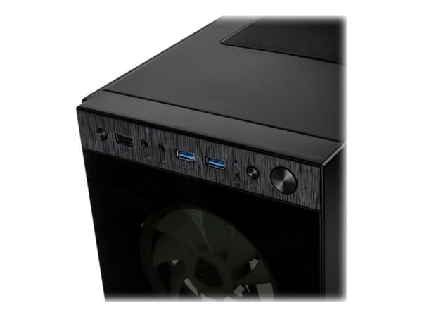 Kolink Horizon RGB - Tower - ATX - genomskinlig sidopanel - ingen strömförsörjning (ATX) - svart