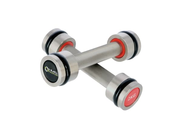Kromhantlar 2x2 kg silikonelement HMS Premium HH02