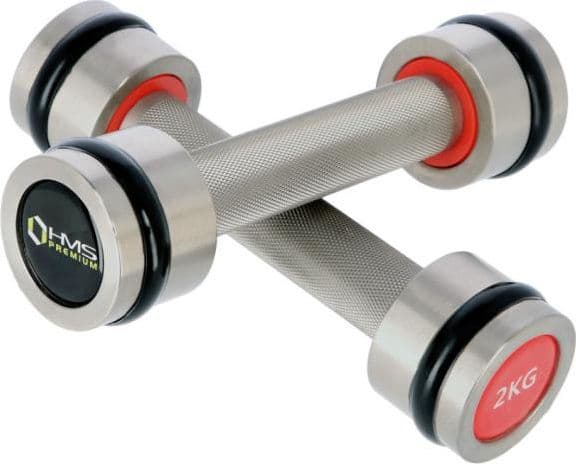 Kromhantlar 2x2 kg silikonelement HMS Premium HH02