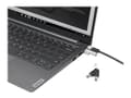 Miniatyrbilde 3 av 5: Kensington NanoSaver MasterKey Cable Lock - Sikkerhetskabellås - svart - 1.8 m - for ThinkCentre M75t Gen 2; ThinkPad L13 Yoga Gen 3; T14s Gen 3; X13