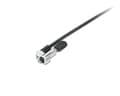 Miniatyrbilde 5 av 5: Kensington NanoSaver MasterKey Cable Lock - Sikkerhetskabellås - svart - 1.8 m - for ThinkCentre M75t Gen 2; ThinkPad L13 Yoga Gen 3; T14s Gen 3; X13