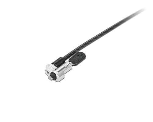 Kensington NanoSaver MasterKey Cable Lock - Sikkerhetskabellås - svart - 1.8 m - for ThinkCentre M75t Gen 2; ThinkPad L13 Yoga Gen 3; T14s Gen 3; X13