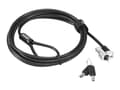 Miniatyrbilde 2 av 5: Kensington NanoSaver MasterKey Cable Lock - Sikkerhetskabellås - svart - 1.8 m - for ThinkCentre M75t Gen 2; ThinkPad L13 Yoga Gen 3; T14s Gen 3; X13