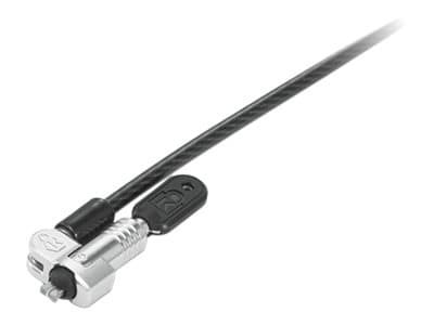 Kensington NanoSaver MasterKey Cable Lock - Sikkerhetskabellås - svart - 1.8 m - for ThinkCentre M75t Gen 2; ThinkPad L13 Yoga Gen 3; T14s Gen 3; X13