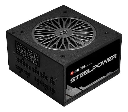 Chieftronic SteelPower Series BDK-550FC - Strømforsyning (intern) - ATX12V 2.3/ EPS12V - 80 PLUS Bronze - AC 100-240 V - 550 watt - aktiv PFC