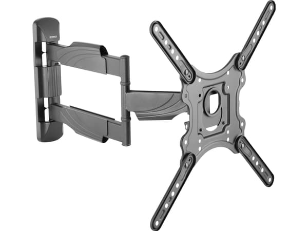 SpeaKa Professional SP-9451340, 75 x 75 mm, 400 x 400 mm, -8 - 5°, -90 - 90°, 5°, Sort Sort