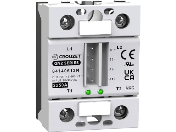 Crouzet Halvlederrelæ 84140613N 50 A Koblingsspænding (max.): 660 V/AC Speciel nulpassage 1 stk