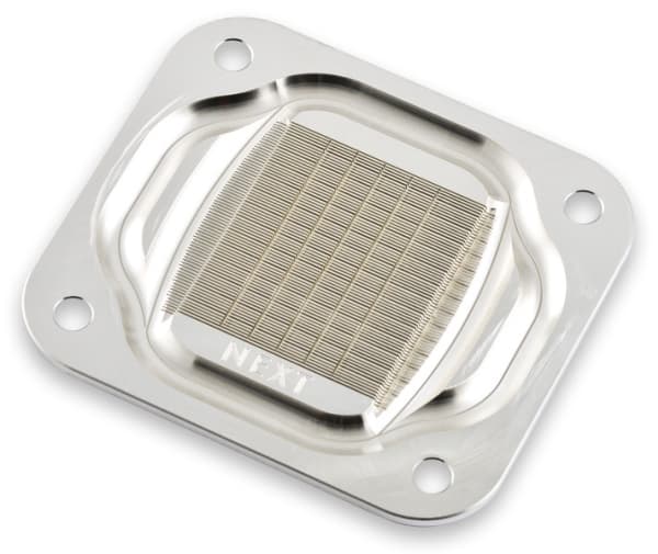 Aqua Computer NEXT, Vannblokk, Acetal, Aluminium, Sølv, Sølv, Hvit, AM4, Sokkel AM5, 1/4", CPU