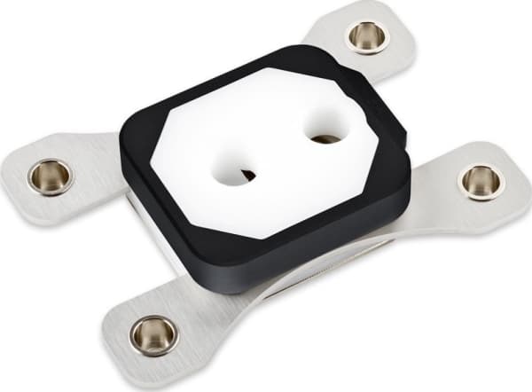 Aqua Computer NEXT, Vannblokk, Acetal, Aluminium, Sølv, Sølv, Hvit, AM4, Sokkel AM5, 1/4", CPU