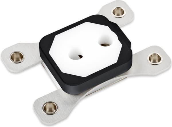 Aqua Computer NEXT, Vannblokk, Acetal, Aluminium, Sølv, Sølv, Hvit, AM4, Sokkel AM5, 1/4", CPU