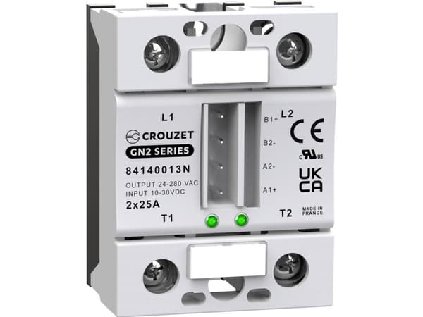 Crouzet Halvlederrelæ 84140013N 25 A Koblingsspænding (max.): 280 V/AC Speciel nulpassage 1 stk