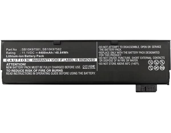 CoreParts - Batteri til bærbar PC (tilsvarer: Lenovo SB10K97582, Lenovo SB10K97585, Lenovo 01AV425, Lenovo SB10K97584, Lenovo 01AV426, Lenovo SB10K97
