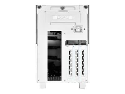 Lian Li Q58 - MT - mini-ITX - sidepanel med vindu (herdet glass) - ingen strømforsyning (ATX / SFX / SFX-L) - hvit - USB/lyd