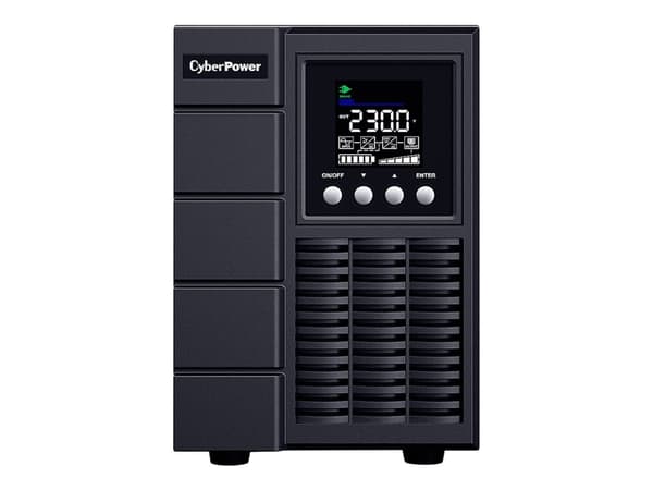 CyberPower Online S Series OLS2000EA - UPS - AC 230 V - 1800 watt - 2000 VA - enkeltfase - RS-232, USB - utgangskontakter: 4 - aktiv PFC - svart
