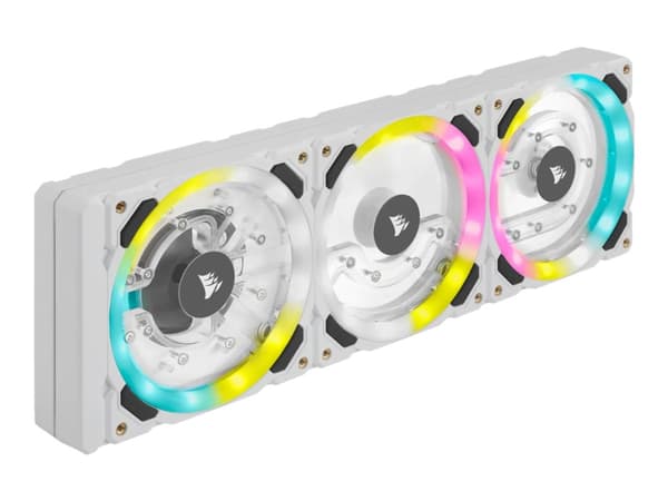 Corsair XD7, Pumppu ja allas, Messinki, Kupari, Valkoinen, 4-pin, 1 kpl