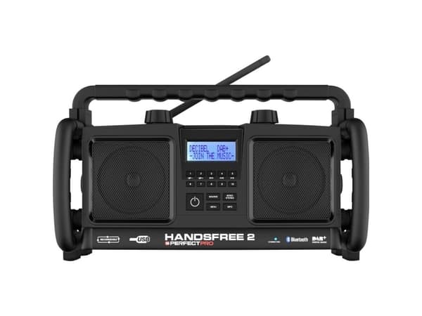 Perfectpro Workstation, Kannettava, Digitaalinen, DAB+, FM, 20 W, AAC, FLAC, MP3, 1-suuntainen