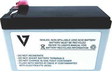 V7 RBC2-V7-1E - UPS-batteri (tilsvarer: APC RBC2) - 1 x batteri - blysyre - 7 Ah - for P/N: DLA1500RM2U, SU1400R2IBX135, SUA1500R2ICH, SUA1500RM2U-BR