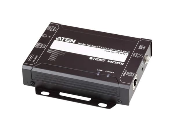 ATEN VE1812T-AT-G AV-forlenger AV-sender Sort