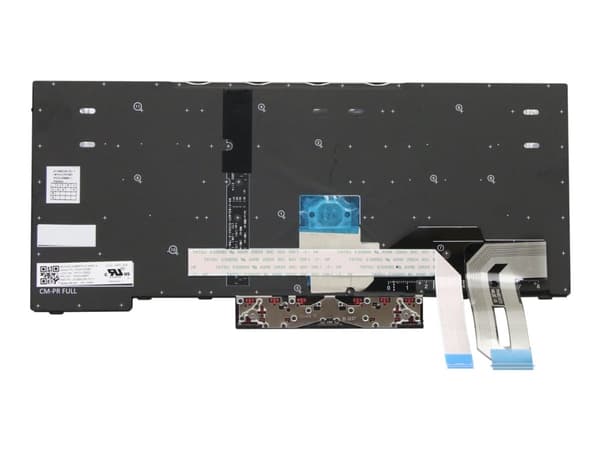 Primax - Ersättningstangentbord för bärbar dator - med Trackpoint - bakgrundsbelyst - Svenska/finska - svart - för ThinkPad P14s Gen 1; P14s Gen 2; T
