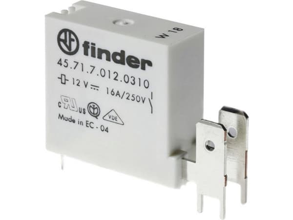Finder 45.71.7.009.0310 PCB-relä 9 V/DC 16 A 1 x gränskontakt 50 st