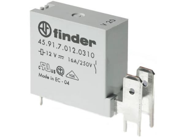 Finder 45.91.7.009.0310 PCB-relä 9 V/DC 16 A 1 x gränslägesbrytare 50 st