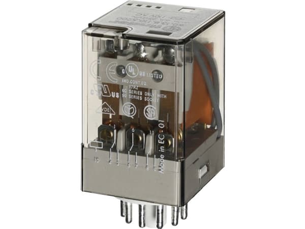 Finder 60.13.8.110.0050 Stikrelæ 110 V/AC 10 A 3 x omskifter 1 stk