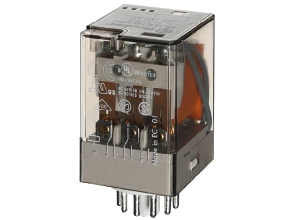 Finder 60.13.8.110.5040 Stikrelæ 110 V/AC 10 A 3 x omskifter 1 stk