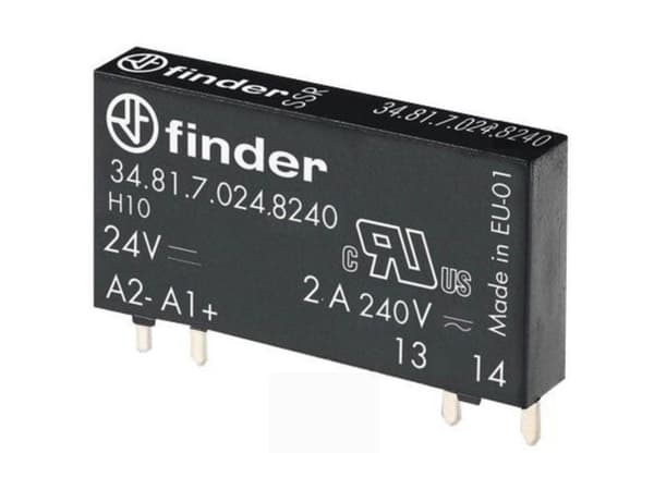 FIN 34.81 05-240 - Plug-in relé 1 NO-kontakt 2A 5VDC/240VAC (34.81.7.005.8240)