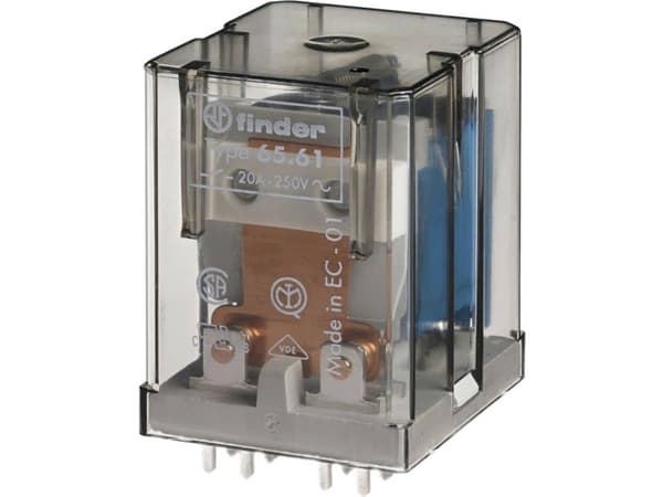 Finder 65.61.9.012.4300 Printrelæ 12 V/DC 30 A 1 x sluttekontakt 1 stk