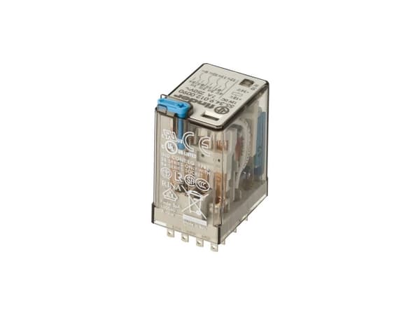 Finder 55.34.9.012.0090 Stikrelæ 12 V/DC 7 A 4 x omskifter 1 stk