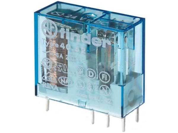 Finder 40.52.9.005.5000 Printrelæ 4 V/DC 8 A 2 x omskifter 1 stk