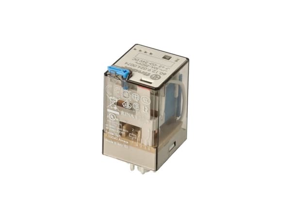 Finder 60.12.9.024.0074 Stikrelæ 24 V/DC 10 A 2 x omskifter 10 stk