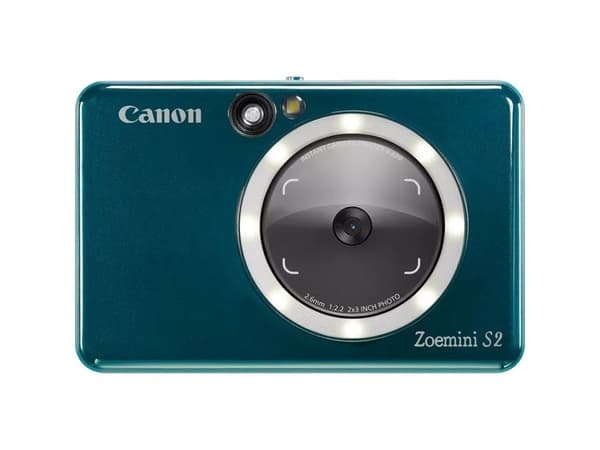 Canon Zoemini S2 - Digitalkamera - kompakt med omedelbar fotoskrivare - 8.0 MP - Bluetooth, NFC - blågrön