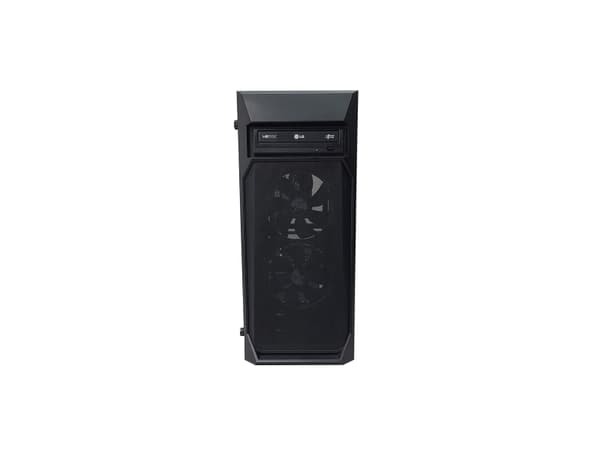 Zalman Z1 Plus ATX Mid Tower PC Case Pre-installed 2 x 120mm blue LED fan in front 1 Midi Tower Svart