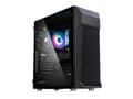 Miniatyrbild 2 av 5: Zalman Z1 Plus ATX Mid Tower PC Case Pre-installed 2 x 120mm blue LED fan in front 1 Midi Tower Svart