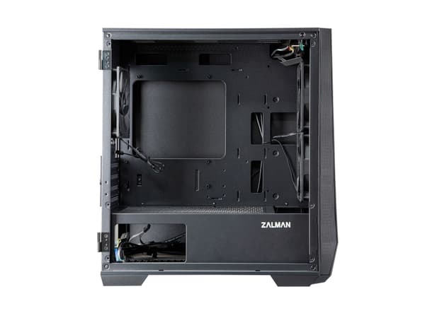 Zalman Z1 ICEBERG BLACK, Mini Tower, PC, Musta, mikro ATX, Mini-ITX, Muovi, Terästä, Karkaistu lasi, 16 cm