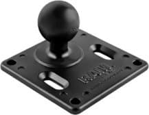 Honeywell - Monteringskomponent (VESA-plate med C størrelse 1,5" kule) - gummi - monteringsgrensesnitt: 75 x 75 mm - for Honeywell RT10A, RT10W