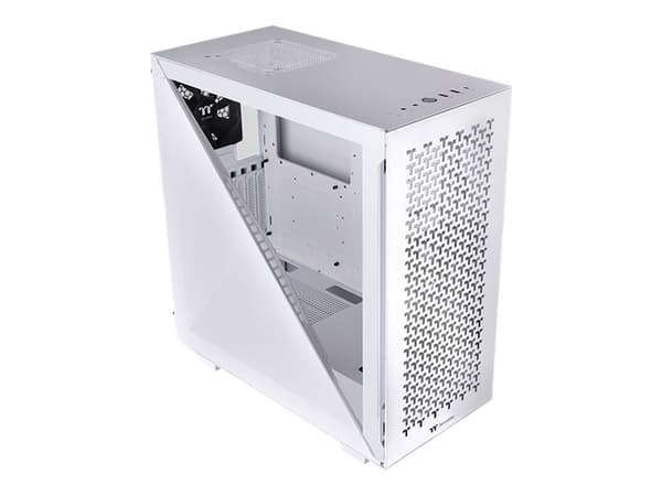 Thermaltake Divider 300 TG Air Snow - Mid tower - ATX - sidepanel med vindu (herdet glass) - ingen strømforsyning (PS/2) - hvit - USB/lyd