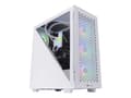 Miniatyrbilde 2 av 5: Thermaltake Divider 300 TG Air Snow - Mid tower - ATX - sidepanel med vindu (herdet glass) - ingen strømforsyning (PS/2) - hvit - USB/lyd