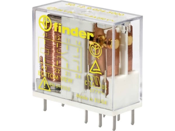 Finder 50.12.9.110.5000 Printrelæ 110 V/DC 8 A 2 x omskifter 1 stk