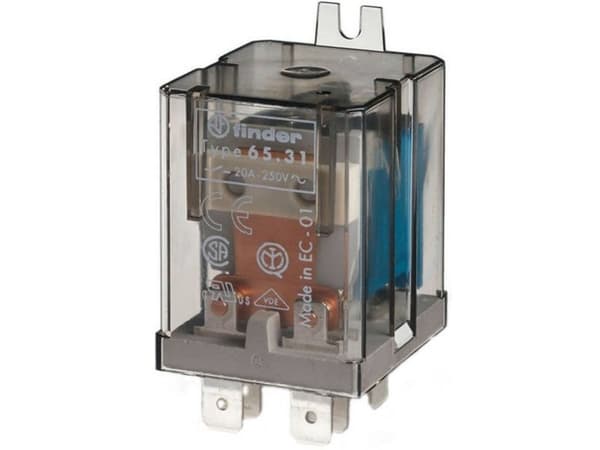 Finder 65.31.9.024.4300 Stikrelæ 24 V/DC 30 A 1 x sluttekontakt 1 stk