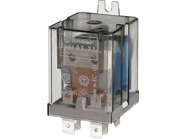 Finder 65.31.9.024.4300 Stikrelæ 24 V/DC 30 A 1 x sluttekontakt 1 stk
