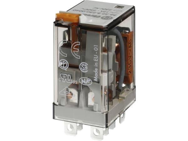 Finder 56.32.8.230.0000 Stikrelæ 230 V/AC 12 A 2 x omskifter 1 stk