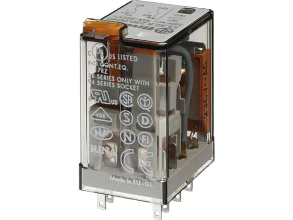 Finder 55.32.8.024.5040 Stikrelæ 24 V/AC 10 A 2 x omskifter 1 stk